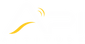 Logo API Attitude blanc et jaune