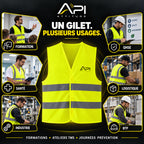 Exemples de métiers et d’utilisations du gilet API
